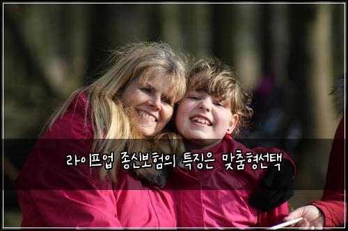 라이프업 종신보험의 특징은 맞춤형선택