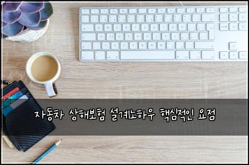 ์๋์ฐจ ์ํด๋ณดํ ์ค๊ณ๋
ธํ์ฐ ํต์ฌ์ ์ธ ์์ 