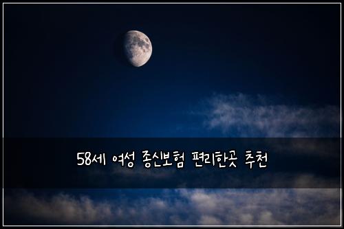 58์ธ ์ฌ์ฑ ์ข
์ ๋ณดํ ํธ๋ฆฌํ๊ณณ ์ถ์ฒ