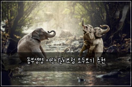 동부생명 어린이실비보험 모두보기  추천