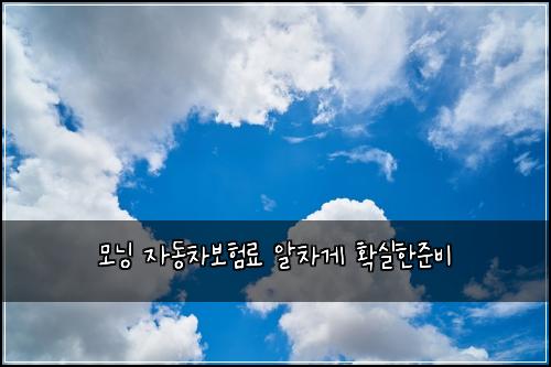 ๋ชจ๋ ์๋์ฐจ๋ณดํ๋ฃ ์์ฐจ๊ฒ ํ์คํ์ค๋น