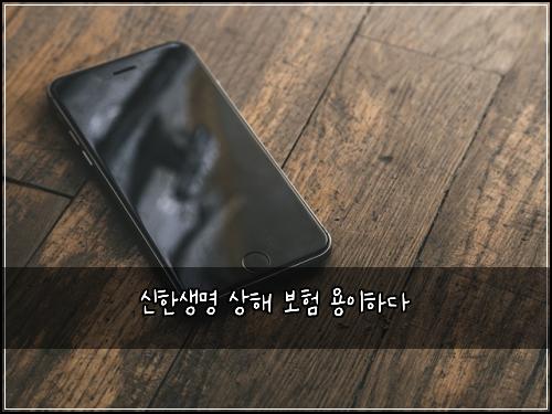 신한생명 상해 보험 용이하다 