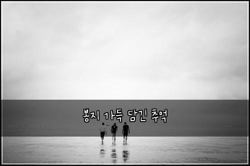 봉지 가득 담긴 추억