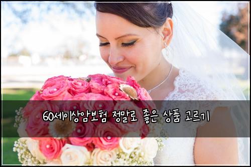 60세이상암보험 정말로 좋은 상품 고르기