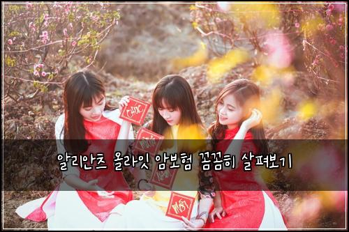 알리안츠 올라잇 암보험 꼼꼼히 살펴보기