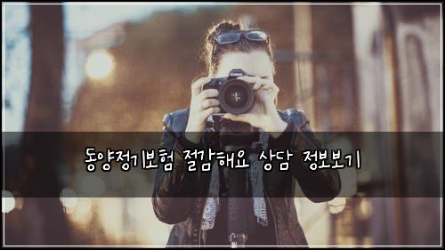 동양정기보험 절감해요  상담 정보보기