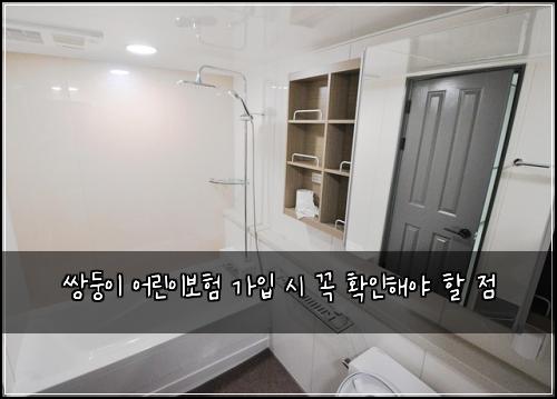 쌍둥이 어린이보험 가입 시 꼭 확인해야 할 점