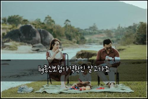 lig종신보험가격확인 알고가죠