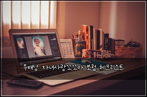 무배당 자녀사랑꼬꼬마 보험 체크리스트