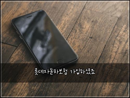 ๋กฏ๋ฐ์๋์ฐจ๋ณดํ ๊ฐ์
ํ์
จ์ฃ