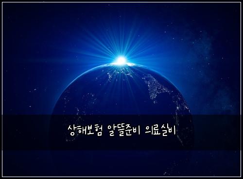 상해보험 알뜰준비  의료실비