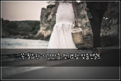 꼭 필요한 기간만큼 정기보험 맞춤컨설트 