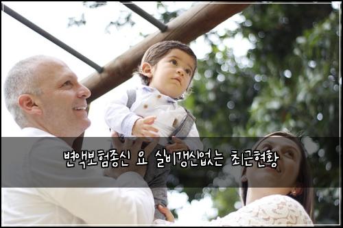 변액보험종신 요 실비갱신없는 최근현황