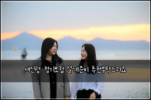 새신랑 정기보험 설계준비  추천부탁드려요
