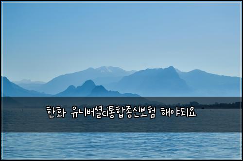 ํํ ์ ๋๋ฒ์
ciํตํฉ์ข
์ ๋ณดํ ํด์ผ๋์