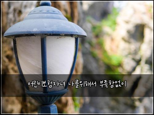 어린이보험자녀 나를위해서 부족함없이