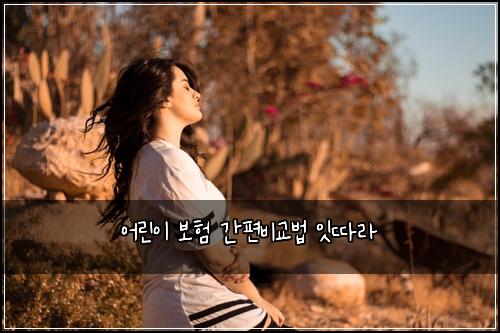 어린이 보험 간편비교법  잇따라