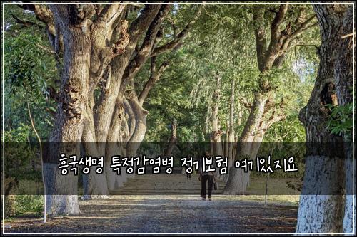 ํฅ๊ตญ์๋ช
ํน์ ๊ฐ์ผ๋ณ ์ ๊ธฐ๋ณดํ ์ฌ๊ธฐ์์ง์