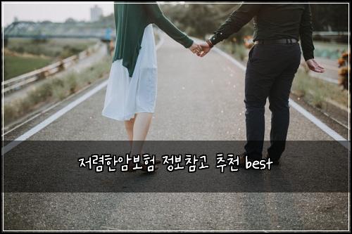 저렴한암보험 정보참고  추천 best