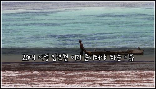 20대 여성 암보험 미리 준비해야 하는 이유