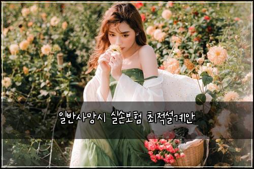 일반사망시 실손보험 최적설계안 