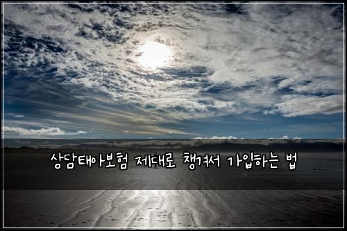 상담태아보험 제대로 챙겨서 가입하는 법