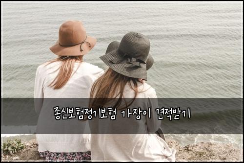 ์ข
์ ๋ณดํ์ ๊ธฐ๋ณดํ ๊ฐ์ฅ์ด ๊ฒฌ์ ๋ฐ๊ธฐ