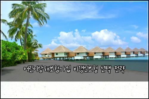 어린이상해보험가입 비갱신보험 선택 전략