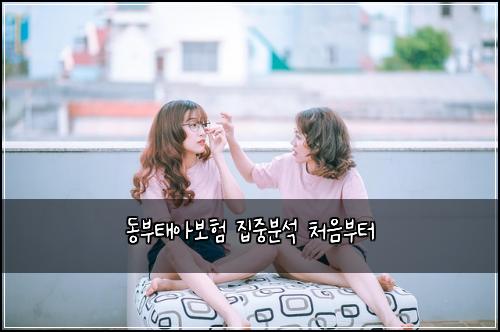 동부태아보험 집중분석  처음부터