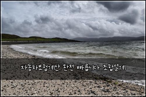 자동차보험계산 완전 빠릅니다 조합설계