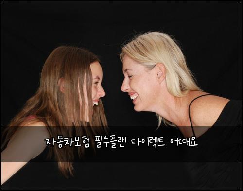 자동차보험 필수플랜  다이렉트 어때요