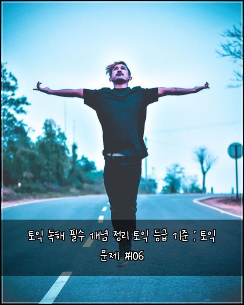 토익 독해 필수 개념 정리 토익 등급 기준 : 토익 문제 #106